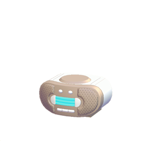 Beige CD player