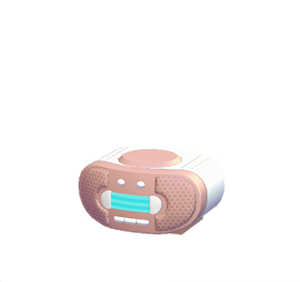 Pink CD player