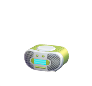 Lime CD player
