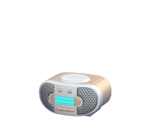 Beige CD player