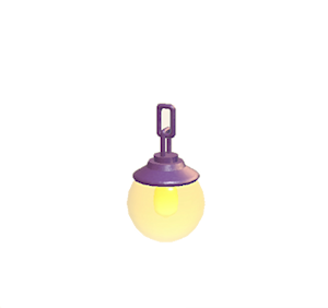 Purple Chain lamp