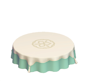 Aquamarine Chic table