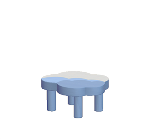 Navy Cloud table
