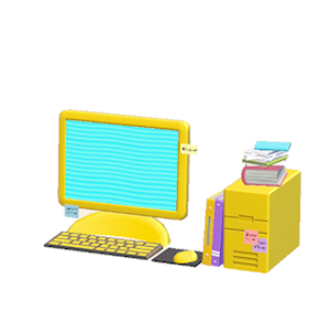 Yellow Computer