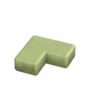 Lime Concrete border (corner)