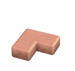 Red Concrete border (corner)