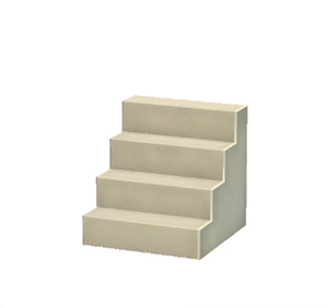 Lime Concrete steps