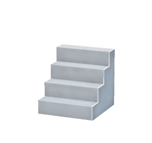 Gray Concrete steps
