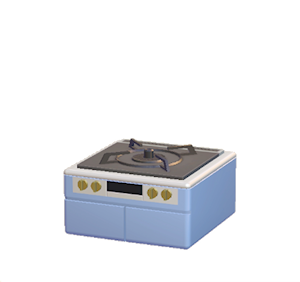 Cyan Cooking stove