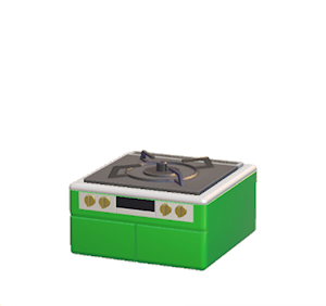 Green Cooking stove