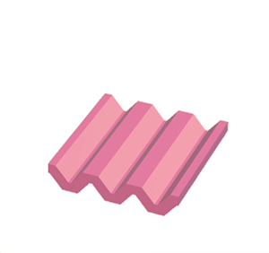 Rose Corrugated metal