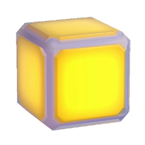 Yellow Cube light