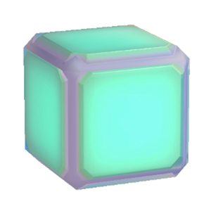 Aquamarine Cube light