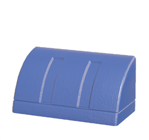 Navy Curved eave
