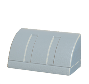 Gray Curved eave