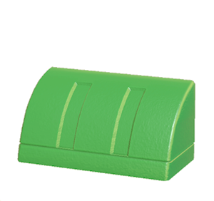 Green Curved eave