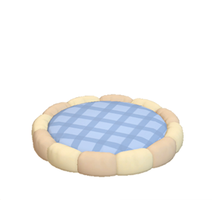 Navy Cushion bed