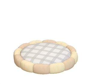 White Cushion bed
