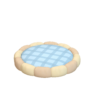 Blue Cushion bed