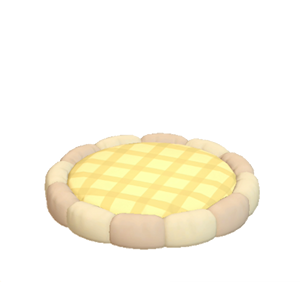 Yellow Cushion bed