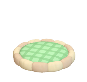 Green Cushion bed