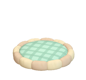 Aquamarine Cushion bed