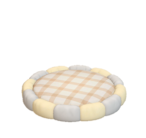 White Cushion bed