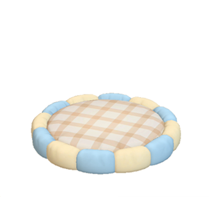 Blue Cushion bed