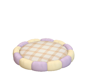 Purple Cushion bed