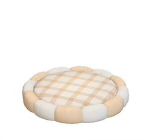 White Cushion bed