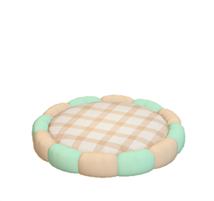 Aquamarine Cushion bed