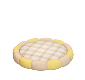 Orange Cushion bed