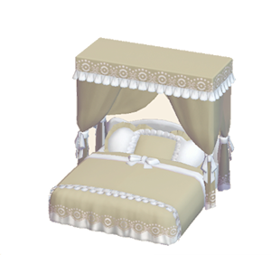 Beige Cute bed