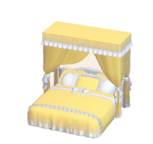 Yellow Cute bed