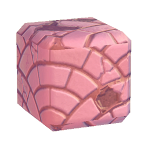 Pink Damaged arched tiling
