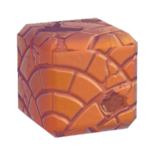 Orange Damaged arched tiling