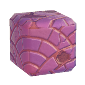 Purple Damaged arched tiling