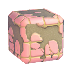 Pink Damaged mosaic tiling