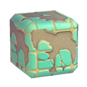 Aquamarine Damaged mosaic tiling