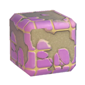 Purple Damaged mosaic tiling