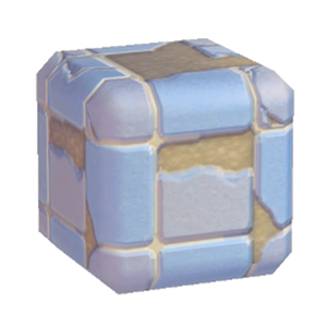 Blue Damaged square tiling