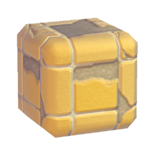 Yellow Damaged square tiling