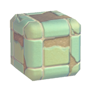 Aquamarine Damaged square tiling