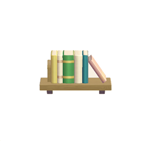 Pink Decorative bookshelf