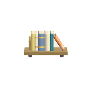 Cyan Decorative bookshelf
