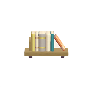 White Decorative bookshelf