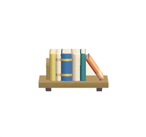 Blue Decorative bookshelf