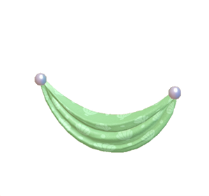 Green Decorative cloth