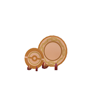 Brown Decorative plates