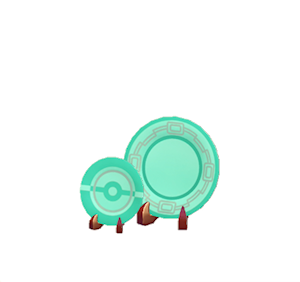 Aquamarine Decorative plates